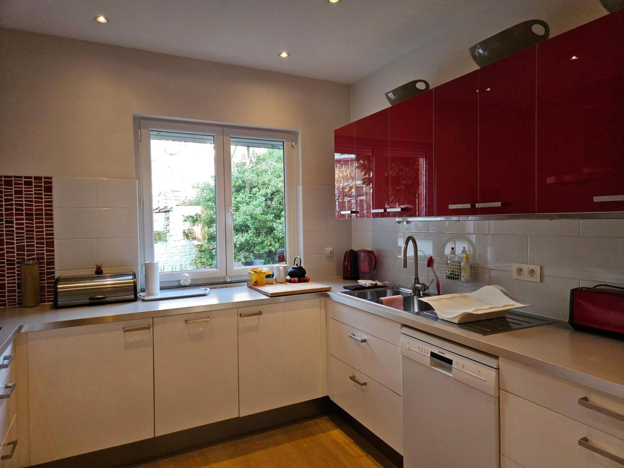 Apartament Modern Duplex With Garden Bruksela Zewnętrze zdjęcie